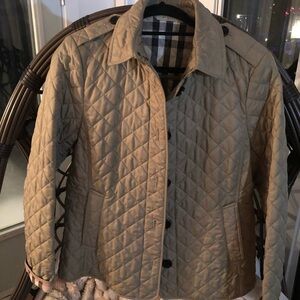 Burberry Tan Quilted Puffer Jacket